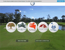 Tablet Screenshot of golfvb.com